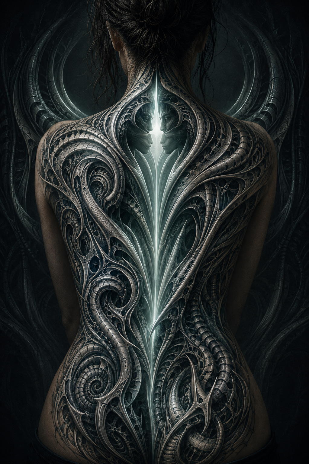 Biomechanical study of golden branches and bone fused with gears and circuitry